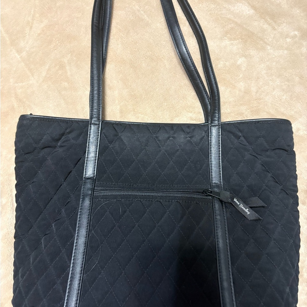 Vera Bradley Black Quilted Tote